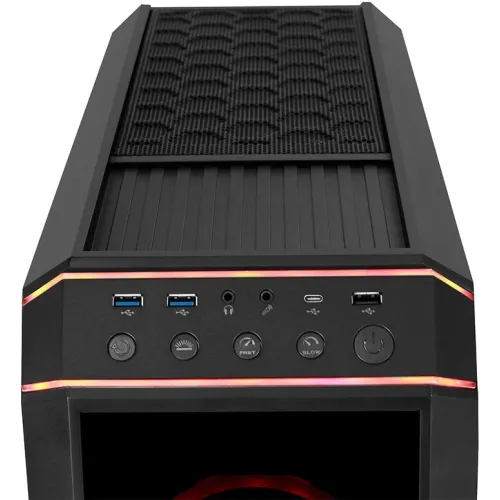 Корпус Chieftec Stallion II черный без БП ATX 2x120mm 2x140mm 1x180mm 1xUSB2.0 audio bott PSU