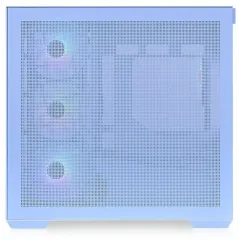 Корпус Thermaltake View 380 TG ARGB Hydrangea синий без БП ATX 6x120mm 2x140mm 1x200mm 2xUSB3.0 audio bott PSU