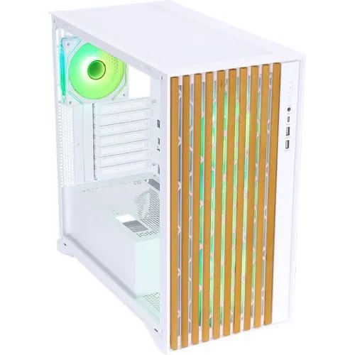 Корпус Formula TimberLine T0 белый без БП ATX 6x120mm 6x140mm 2xUSB3.0 audio bott PSU