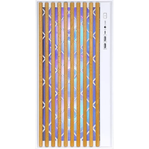 Корпус Formula TimberLine T0 белый без БП ATX 6x120mm 6x140mm 2xUSB3.0 audio bott PSU