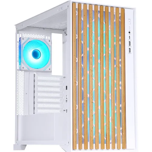 Корпус Formula TimberLine T0 белый без БП ATX 6x120mm 6x140mm 2xUSB3.0 audio bott PSU