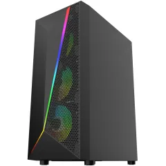 Корпус Bloody BD-CC106F черный без БП ATX 4x120mm 1xUSB2.0 1xUSB3.0 audio bott PSU