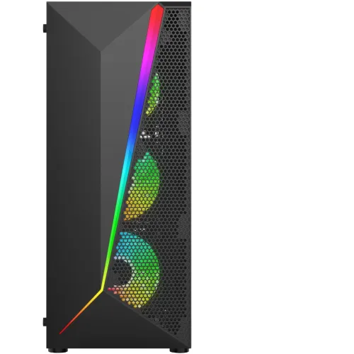 Корпус Bloody BD-CC106F черный без БП ATX 4x120mm 1xUSB2.0 1xUSB3.0 audio bott PSU