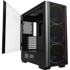 Корпус Montech Sky Two GX черный без БП ATX 11x120mm 2x140mm 2xUSB3.0 audio bott PSU