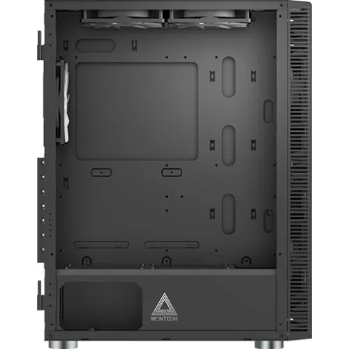Корпус Montech X3 Glass черный без БП ATX 3x140mm 2xUSB2.0 1xUSB3.0 audio bott PSU