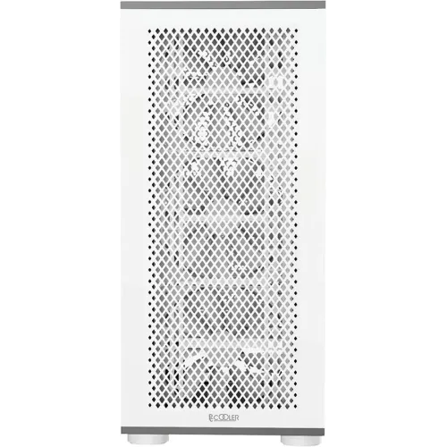 Корпус PcCooler ME200 MESH WH белый без БП ATX 6x120mm 6x140mm 2xUSB2.0 1xUSB3.0 audio bott PSU