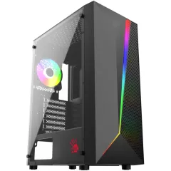 Корпус Bloody BD-CC106 черный без БП ATX 8x120mm 1xUSB2.0 1xUSB3.0 audio bott PSU