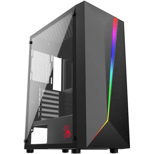 Корпус Bloody BD-CC106 черный без БП ATX 8x120mm 1xUSB2.0 1xUSB3.0 audio bott PSU