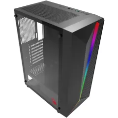 Корпус Bloody BD-CC106 черный без БП ATX 8x120mm 1xUSB2.0 1xUSB3.0 audio bott PSU