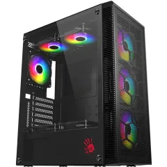 Корпус Bloody BD-CC115 черный без БП ATX 8x120mm 1xUSB2.0 1xUSB3.0 audio bott PSU