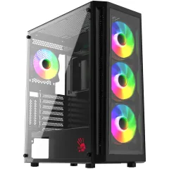 Корпус Bloody BD-CC120F черный без БП ATX 8x120mm 1xUSB2.0 1xUSB3.0 audio bott PSU