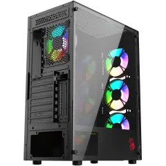 Корпус Bloody BD-CC120F черный без БП ATX 8x120mm 1xUSB2.0 1xUSB3.0 audio bott PSU