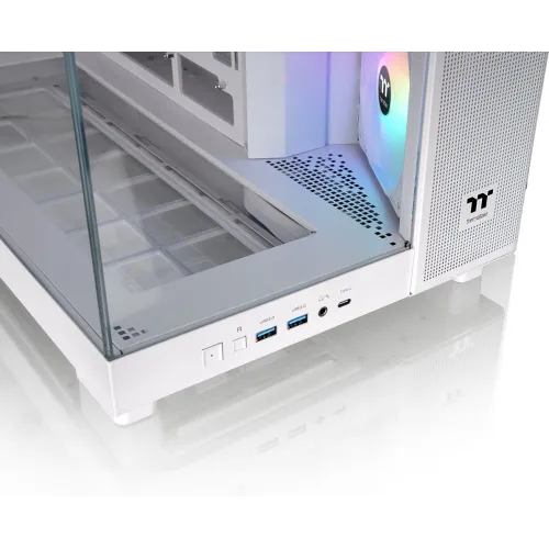 Корпус Thermaltake View 380 XL TG ARGB белый без БП ATX 5x120mm 2x140mm 2xUSB3.0 audio bott PSU