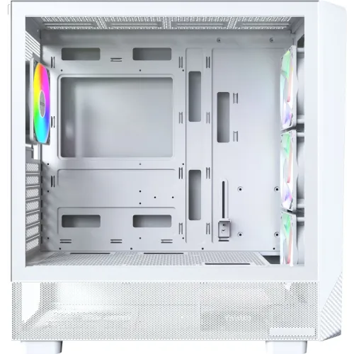 Корпус Montech X5 белый без БП ATX 8x120mm 2x140mm 1xUSB2.0 1xUSB3.0 audio bott PSU