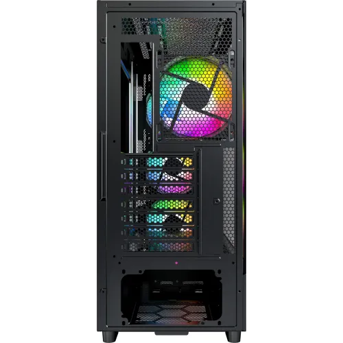 Корпус Montech X5 черный без БП ATX 8x120mm 2x140mm 1xUSB2.0 1xUSB3.0 audio bott PSU