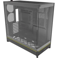 Корпус Montech HS02 черный без БП ATX 8x120mm 2xUSB3.0 audio