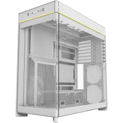 Корпус Montech HS02 белый без БП ATX 8x120mm 2xUSB3.0 audio