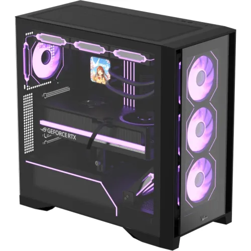 Корпус Formula Air Power G8 черный без БП ATX 8x120mm 6x140mm 2xUSB3.0 audio bott PSU