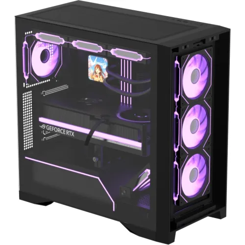 Корпус Formula Air Power G8 черный без БП ATX 8x120mm 6x140mm 2xUSB3.0 audio bott PSU