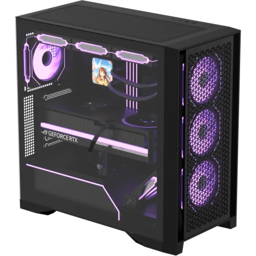 Корпус Formula Air Power G8 черный без БП ATX 8x120mm 6x140mm 2xUSB3.0 audio bott PSU