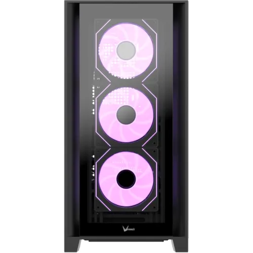 Корпус Formula Air Power G8 черный без БП ATX 8x120mm 6x140mm 2xUSB3.0 audio bott PSU