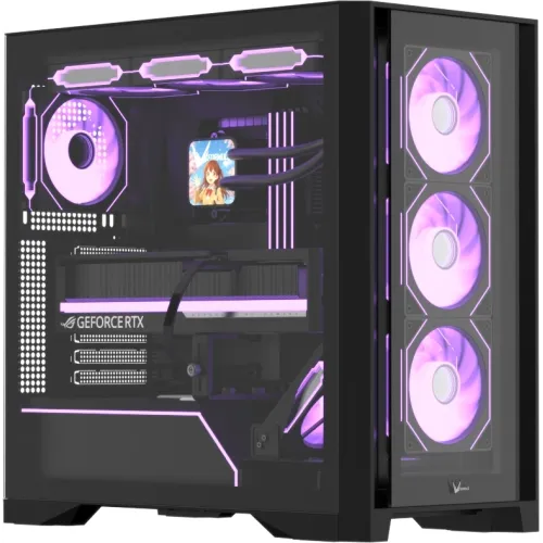 Корпус Formula Air Power G8 Floe черный без БП ATX 6x120mm 2x140mm 2xUSB3.0 audio bott PSU