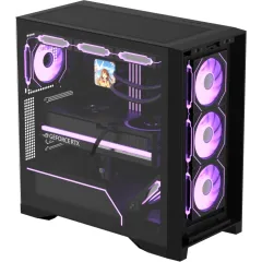 Корпус Formula Air Power G8 Floe черный без БП ATX 6x120mm 2x140mm 2xUSB3.0 audio bott PSU