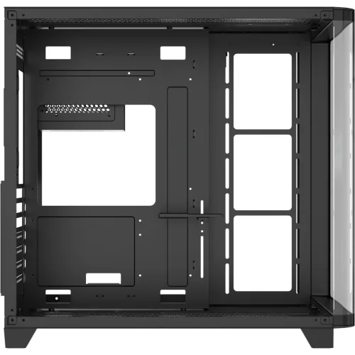 Корпус Formula Crystal U2 Floe черный без БП ATX 6x120mm 1xUSB2.0 1xUSB3.0 audio bott PSU