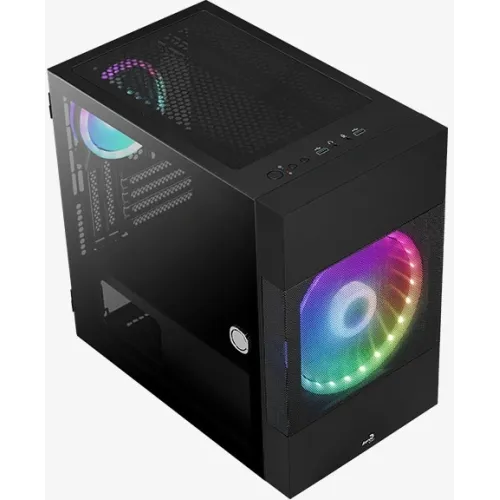 Корпус Aerocool Atomic-G-BK-v1 черный без БП mATX 2x120mm 2x140mm 2xUSB3.0 audio bott PSU