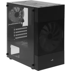 Корпус Aerocool Atomic Lite-G-BK-v2 черный без БП mATX 6x120mm 2x140mm 1xUSB2.0 2xUSB3.0 audio bott PSU