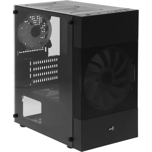 Корпус Aerocool Atomic Lite-G-BK-v2 черный без БП mATX 6x120mm 2x140mm 1xUSB2.0 2xUSB3.0 audio bott PSU