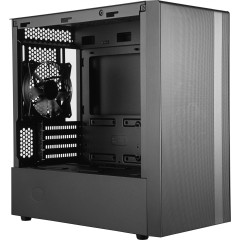 Корпус Cooler Master MasterBox NR400 w/o ODD черный без БП mATX 4x120mm 4x140mm 2xUSB3.0 audio bott PSU