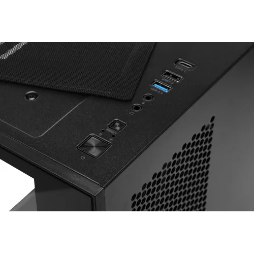 Корпус Formula Crystal Z5 TG черный без БП mATX 6x120mm 1xUSB2.0 1xUSB3.0 audio bott PSU