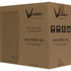 Корпус Formula Air Mesh G1 белый без БП mATX 1x80mm 2xUSB2.0 audio