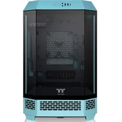 Корпус Thermaltake The Tower 300 Turquoise голубой без БП mATX 8x120mm 6x140mm 2xUSB3.0 audio bott PSU