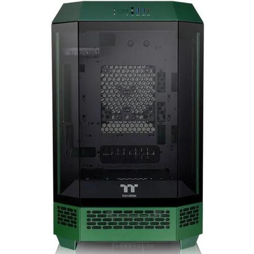 Корпус Thermaltake The Tower 300 Racing Green зеленый без БП mATX 8x120mm 6x140mm 2xUSB3.0 audio bott PSU