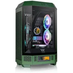 Корпус Thermaltake The Tower 300 Racing Green зеленый без БП mATX 8x120mm 6x140mm 2xUSB3.0 audio bott PSU