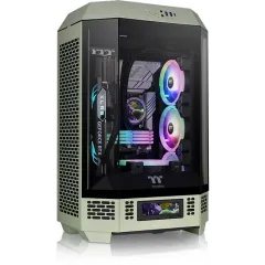 Корпус Thermaltake The Tower 300 Matcha зеленый без БП mATX 8x120mm 6x140mm 2xUSB3.0 audio bott PSU