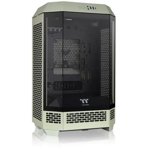 Корпус Thermaltake The Tower 300 Matcha зеленый без БП mATX 8x120mm 6x140mm 2xUSB3.0 audio bott PSU