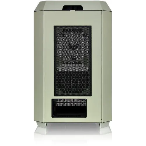 Корпус Thermaltake The Tower 300 Matcha зеленый без БП mATX 8x120mm 6x140mm 2xUSB3.0 audio bott PSU