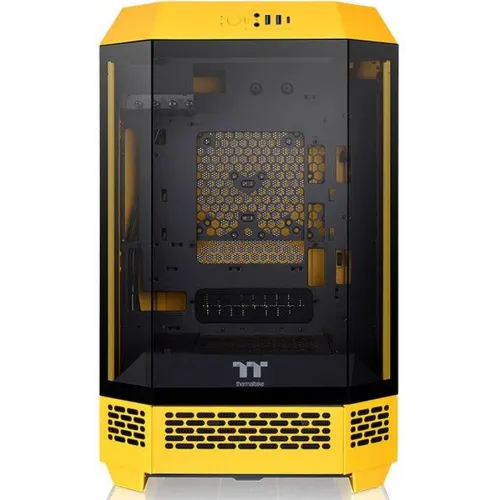 Корпус Thermaltake The Tower 300 Bumblebee желтый без БП mATX 8x120mm 6x140mm 2xUSB3.0 audio bott PSU