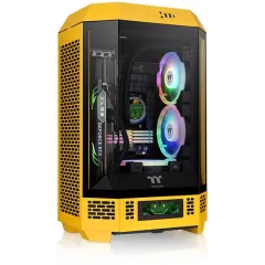 Корпус Thermaltake The Tower 300 Bumblebee желтый без БП mATX 8x120mm 6x140mm 2xUSB3.0 audio bott PSU