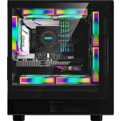 Корпус Formula Air Mesh G2 черный без БП mATX 4x120mm 2x140mm 2xUSB3.0 audio bott PSU