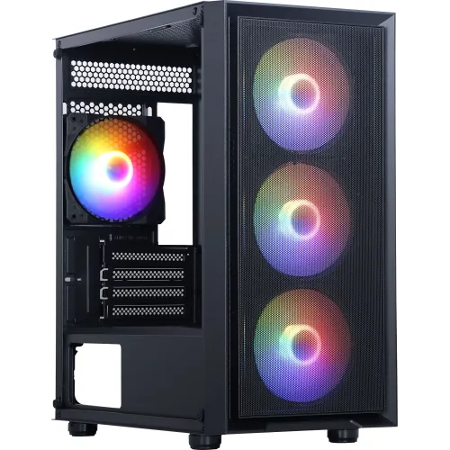 Корпус Accord M203 черный без БП mATX 2xUSB2.0 1xUSB3.0 audio bott PSU