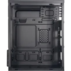 Корпус KingPrice KPCC-MN210 черный без БП mATX 1x80mm 2x120mm 2xUSB2.0 audio