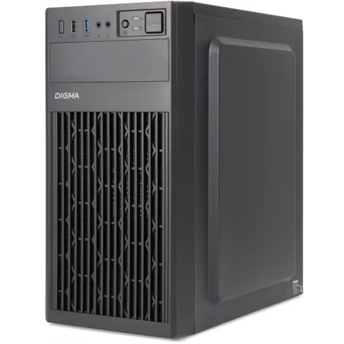 Корпус Digma DCC-MN302 черный без БП mATX 1x80mm 2x120mm 1xUSB2.0 1xUSB3.0 audio