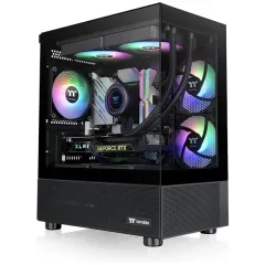 Корпус Thermaltake View 170 TG ARGB черный без БП mATX 5x120mm 2x140mm 1x200mm 2xUSB3.0 audio bott PSU