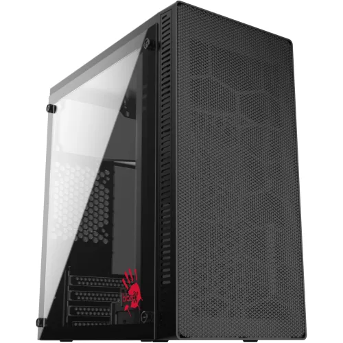 Корпус Bloody BD-CC101 черный без БП mATX 1x80mm 1x92mm 2x120mm 2xUSB2.0 1xUSB3.0 audio