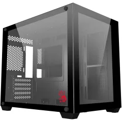 Корпус Bloody BD-CC108 черный без БП mATX 9x120mm 2xUSB3.0 audio bott PSU