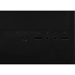 Корпус LinkWorld VC-13M071 М0 черный без БП mATX 1x80mm 1x120mm 2xUSB2.0 audio